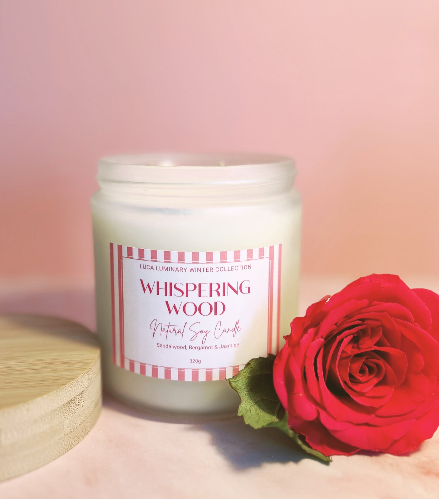 Whispering Wood 320g Scented Soy Candle