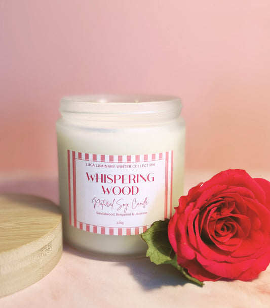 Whispering Wood 320g Scented Soy Candle