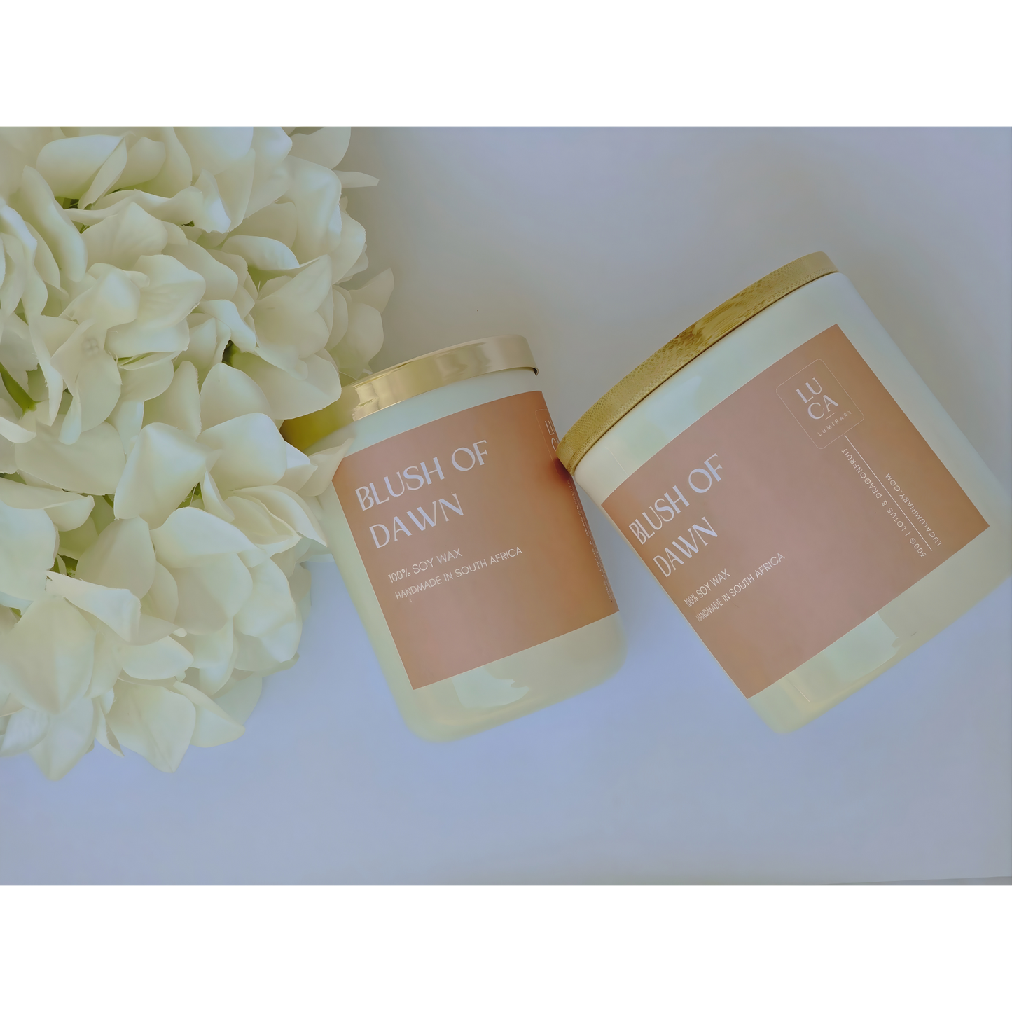 200G Blush of Dawn Single Wick 100% Soy Candle