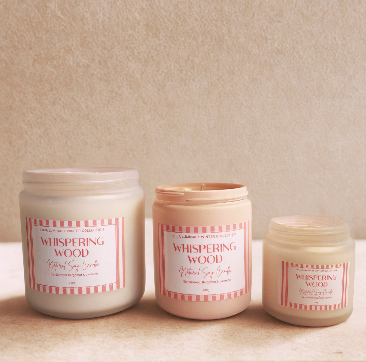 Whispering Wood 80g Scented Soy Candle