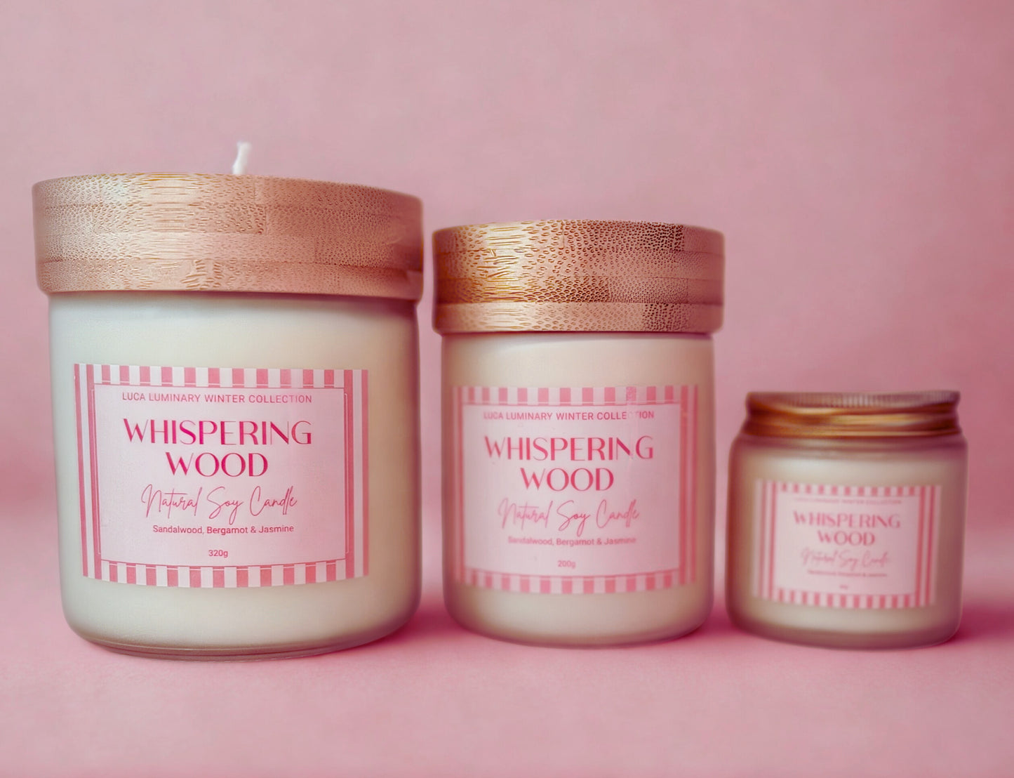 Whispering Wood 320g Scented Soy Candle