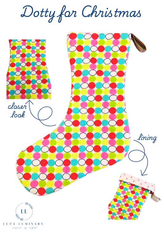 Dotty for Christmas Stocking