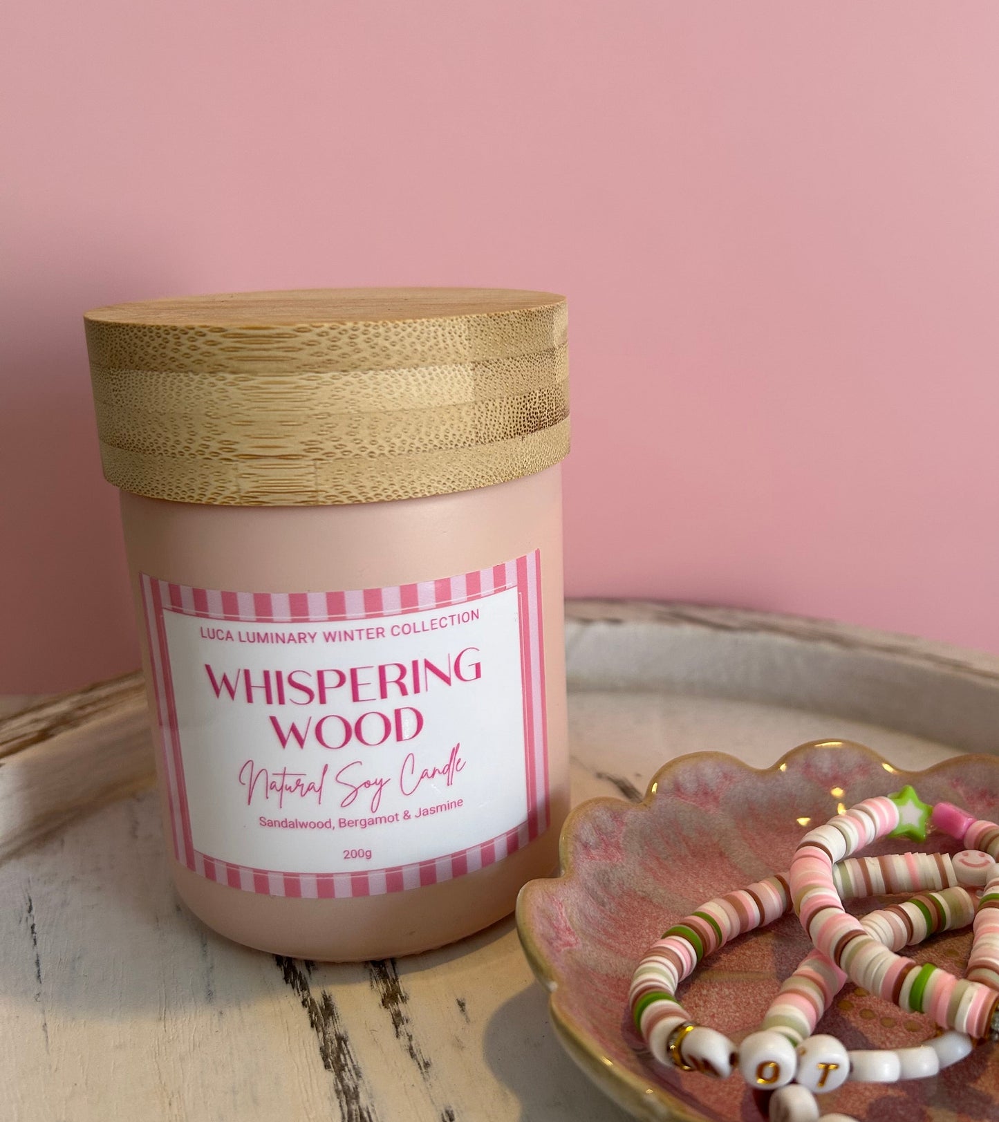 Whispering Wood 200g Scented Soy Candle