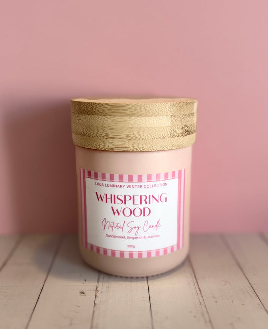 Whispering Wood 200g Scented Soy Candle