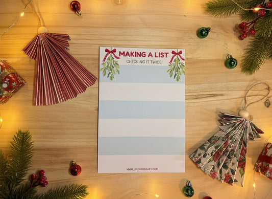 Making A List, Checking It Twice