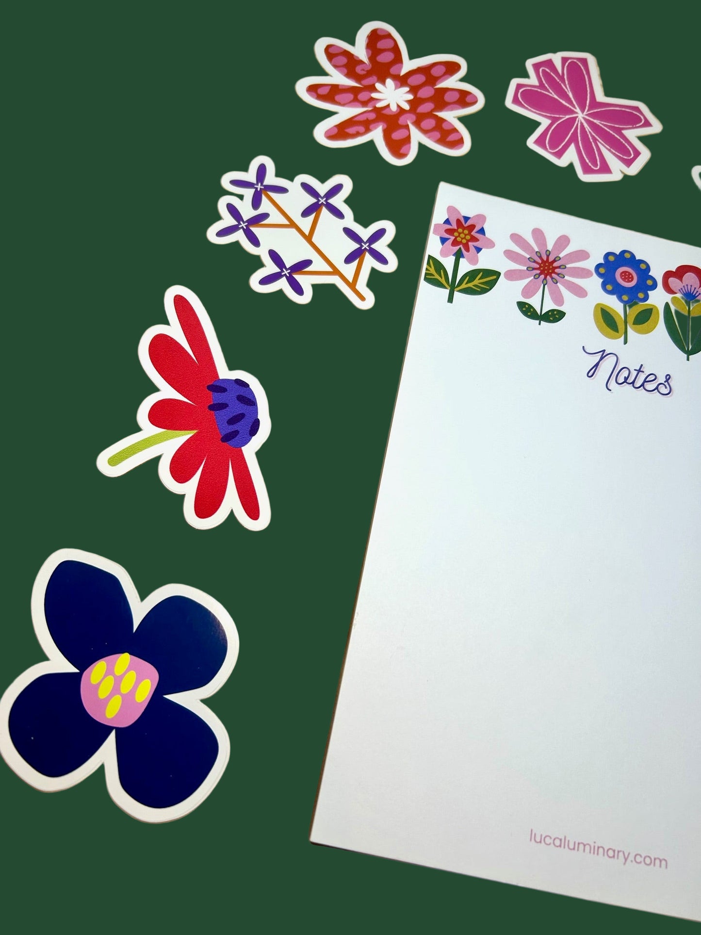 Retro Flower Stationery Hamper
