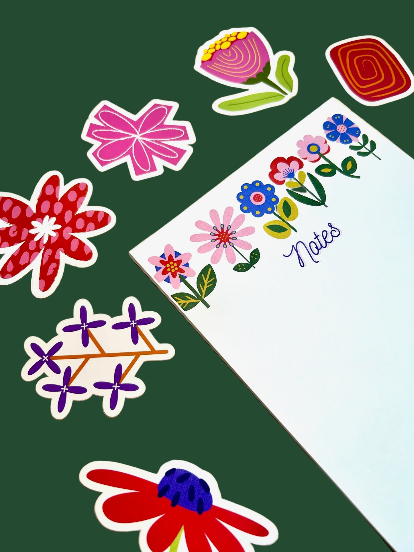 Retro Flower Stationery Hamper