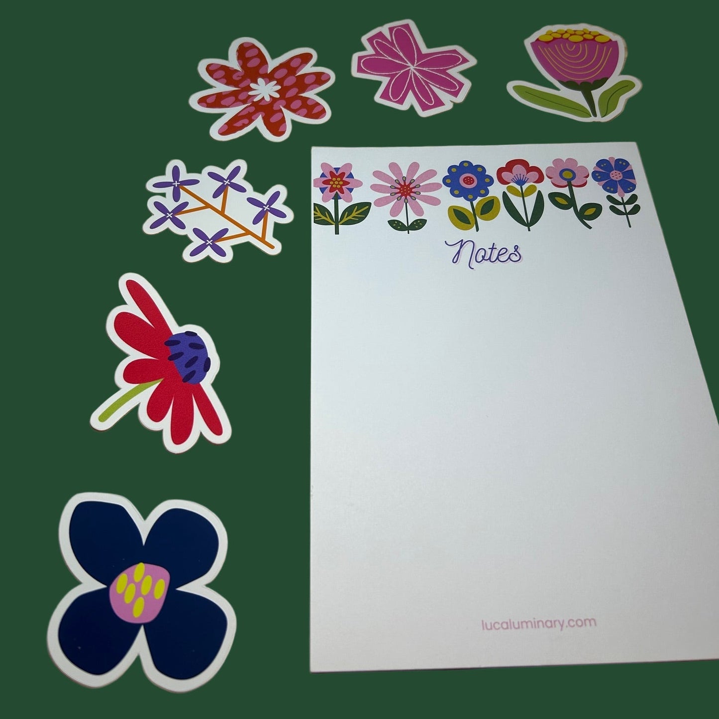 Retro Flower Stationery Hamper