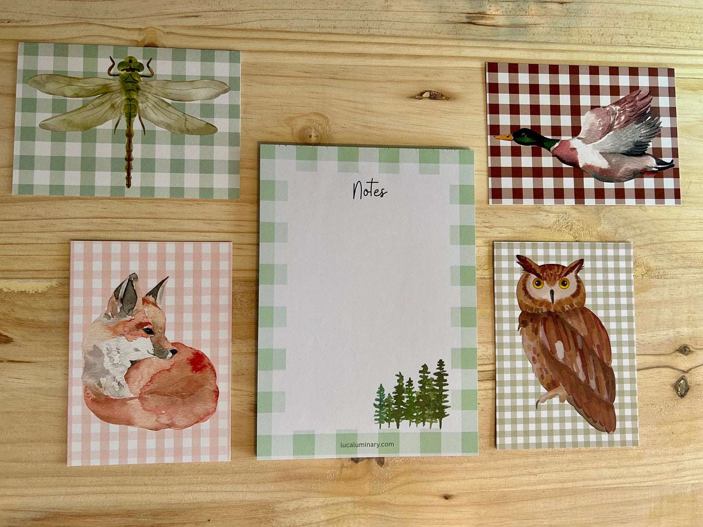 Checkered Forrest Stationery Hamper