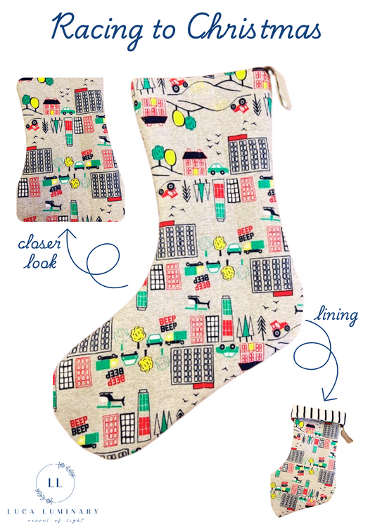 Racing to Christmas Stocking
