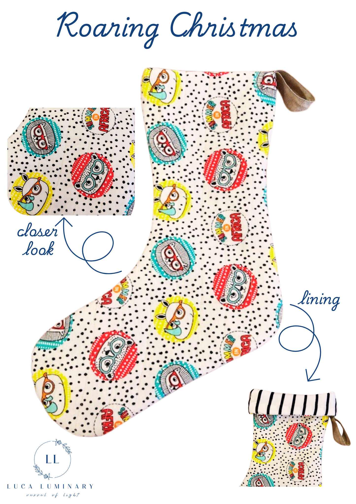 Roaring Christmas Stocking