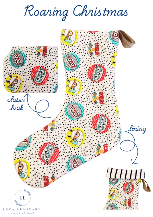 Roaring Christmas Stocking