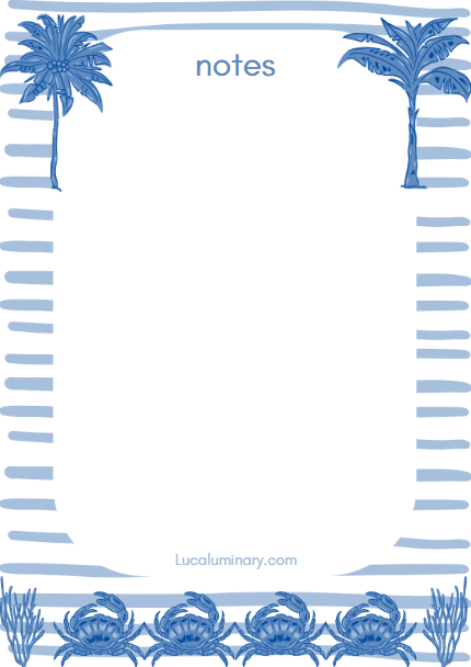 "Salt & Serenity" 50 Page A5 Notepad