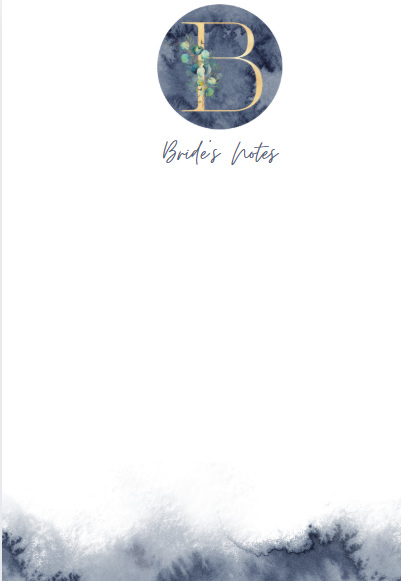Bridal Passion A5 Notepad - Bride