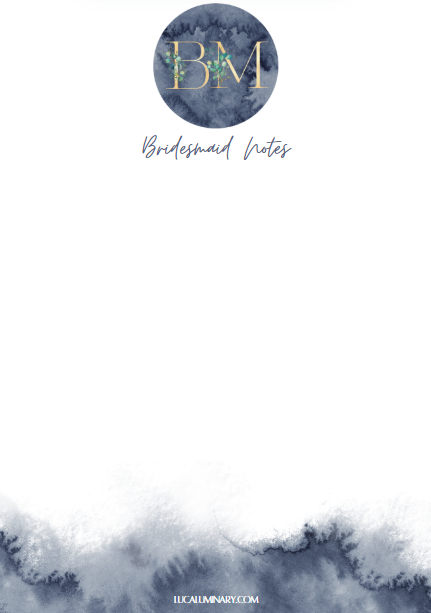 Bridal Passion A5 Notepad - Bridesmaid